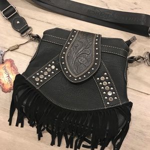 Trinity Ranch Fringe Crossbody Bag